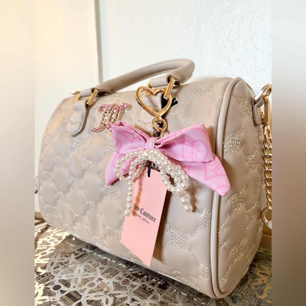 Juicy Couture “Tie the Knot” Quilted Satchel NWT